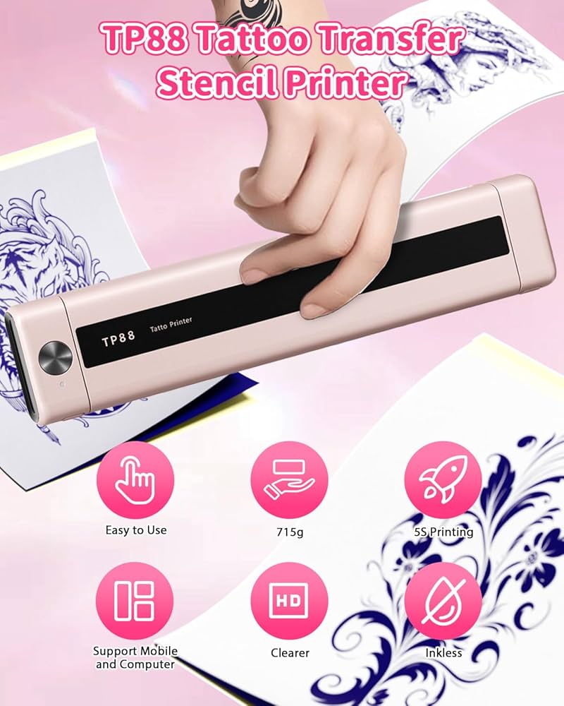 Amazon.com: Zodzi Tattoo Stencil Printer, Stencil Printer